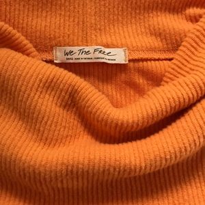 Orange Free people sweater!